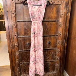 Marie Philippe Sleeveless Floral Maxi Dress – Size 38 US 8